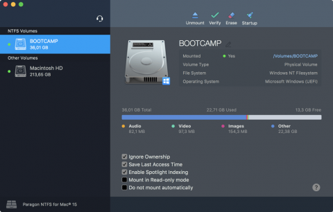 Paragon NTFS for Mac 15.5.106:Mac用户无缝读写NTFS存储设备的专业解决方案